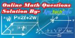 Online Mathematics Question Solved कैसे करे ? मोबाइल Camera से Math Questions Solve कैसे करें आसानी से । 1 solve mathematics question in hindi