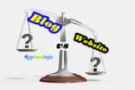 blog vs website in hindi