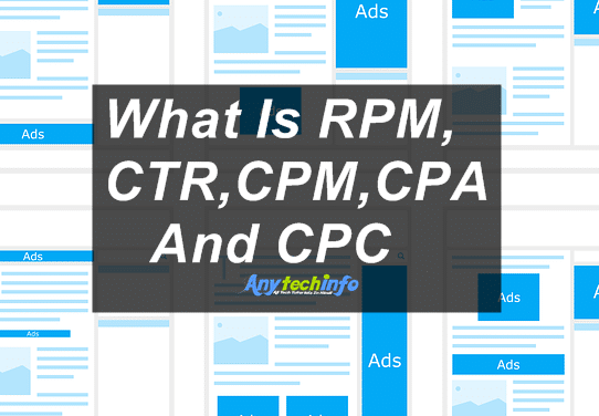 What Is RPM,CTR,CPM,CPA And CPC In Hindi : Google Adsense 1 Google Adsense