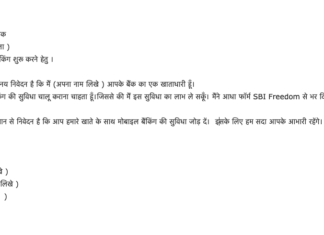 Net Banking Ke Liye Application, Bank Application For Net Banking in Hindi & English With PDF – इंटरनेट बैंकिंग के लिए आवेदन पत्र कैसे लिखे ? Net Banking Application